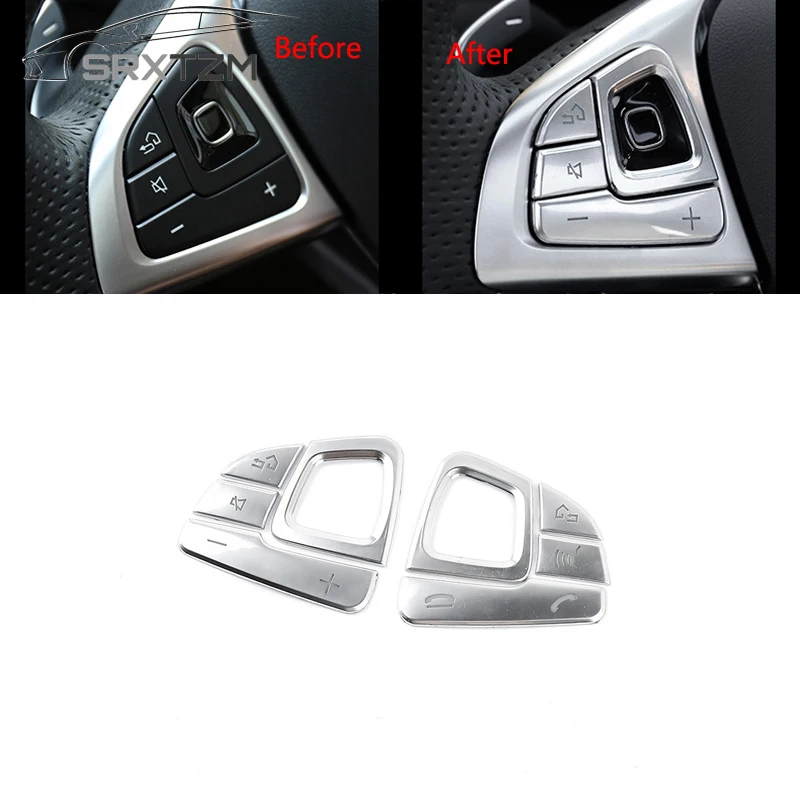 8 шт. Новинка для Mercedes Benz E Class W213 E200 300 и т. д. 2016-2018 хромированный АБС-пластик чехол