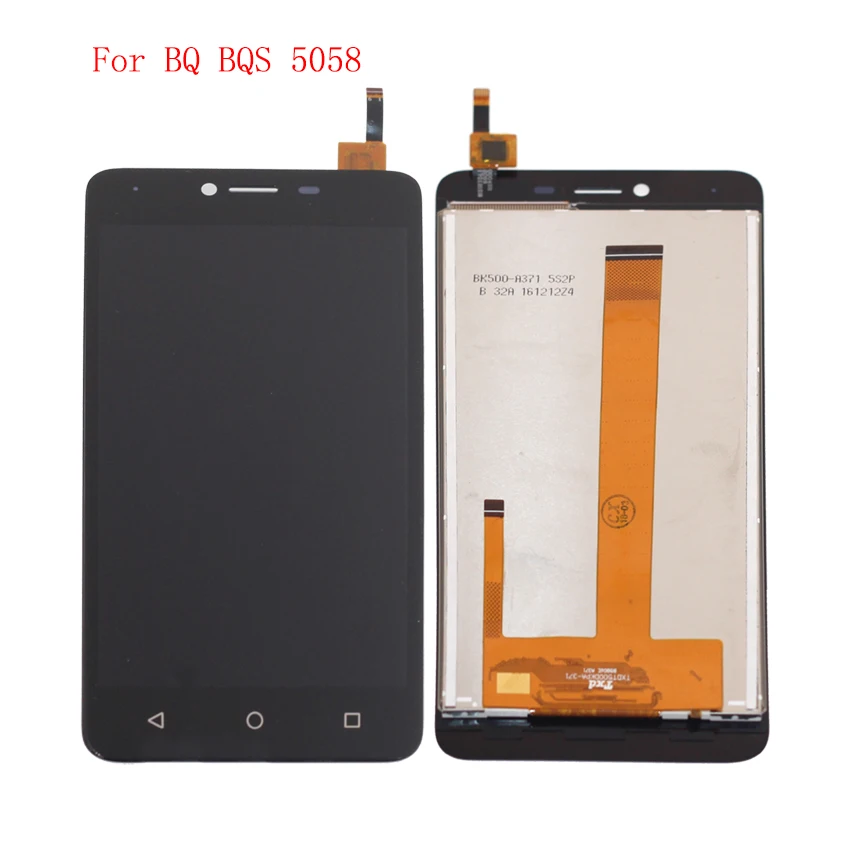 High Quality For BQ BQS 5058 LCD Display Touch Screen Digitizer Assembly Phone Parts With Free Shipping And Tools | Мобильные