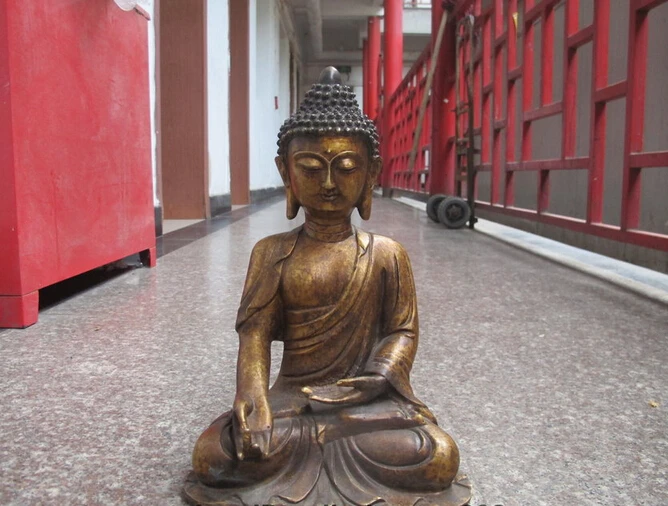 

wholesale factory 13 Tibet Buddhism Shakyamuni Sakyamuni Tathagata Buddha Bronze Rulai Statue