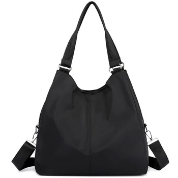 

Ladies Handbag Casual Large Shoulder Bag Nylon Tote Mummy Shopping Bag Waterproof