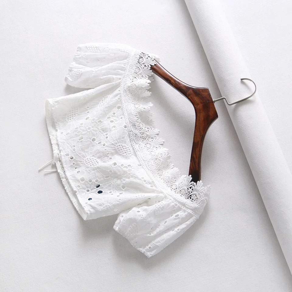 bardot lace trim crop jumpsuit