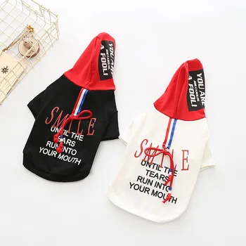 

AHUAPET Dog Jumpsuit Coat Jacket Puppy Clothes Dog Hoodie French Bulldog Clothes 2018 New Fashion Cotton Wool Pull Stretch E