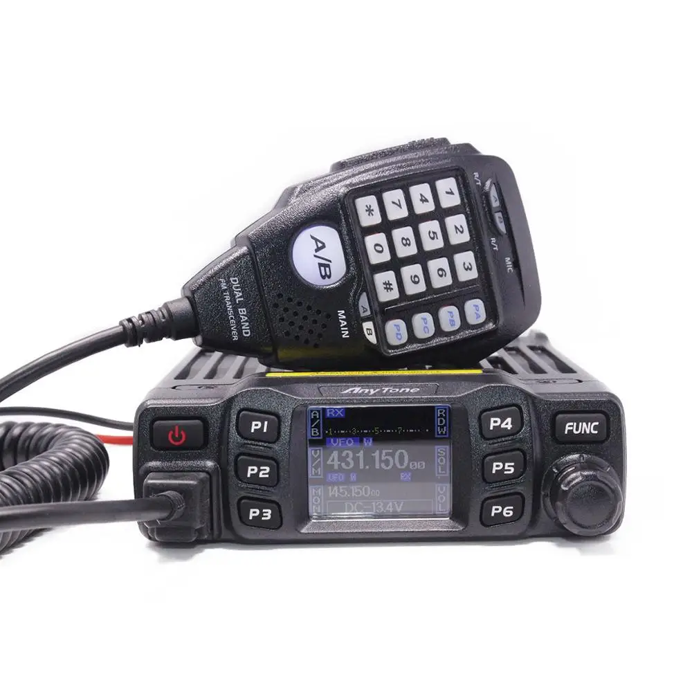 AnyTone AT-778UV двухдиапазонный приемопередатчик мобильное радио VHF: 136-174 МГц UHF: 400-480 МГц двухсторонняя и Любительская радиолюбительская рация - Цвет: factory standard