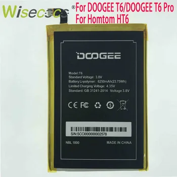 

WISECOCO High Quality 2019 New 6250mAh Battery For DOOGEE T6 DOOGEE T6 Pro For Homtom HT6 Mobile Phone With Tracking Number