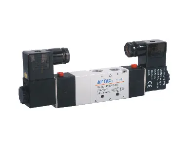 

2pcs Free Shipping 1/4" 2 Position 5 Port Air Solenoid Valves 4V230E-08 Pneumatic Control Valve , DC24v AC36v AC110v 220v 380v