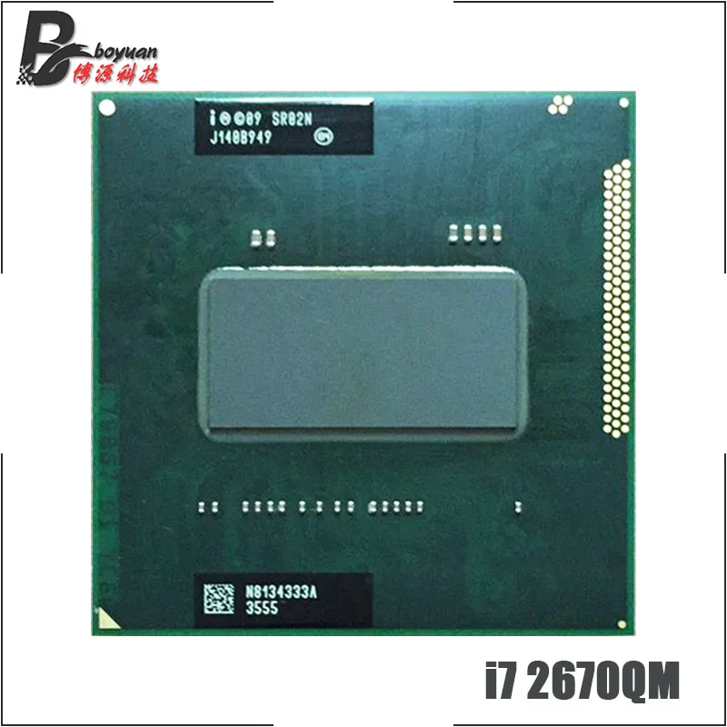 Core i7 2670QM モバイル CPU 2.20GHz SR02N