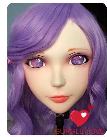 (GL011) Женская милая полимерная маска кигуруми BJD для косплея японского аниме