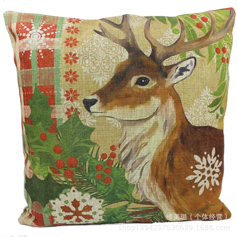 

European and American fashion creative household linen as Christmas gifts diy pillow cushion