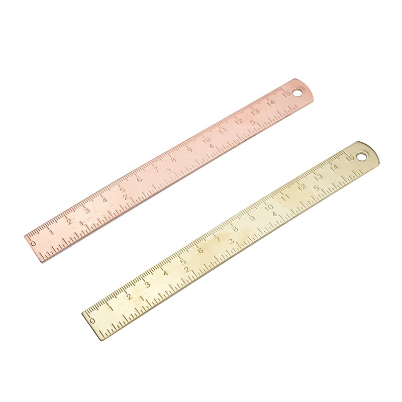 15cm Gauges Outdoor Brass Ruler Bookmark Double Scale Cm&Inch Digital For Traveler ElectronicTools 15cm Gauges Outdoor Brass Ruler Bookmark Double Scale Cm&Inch Digital For Traveler ElectronicTools