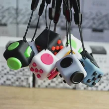2017 Desk Toy Mini Cube Relieves Anxiety and Stress Juguete For Adults Squeeze Fun Fidget Cube