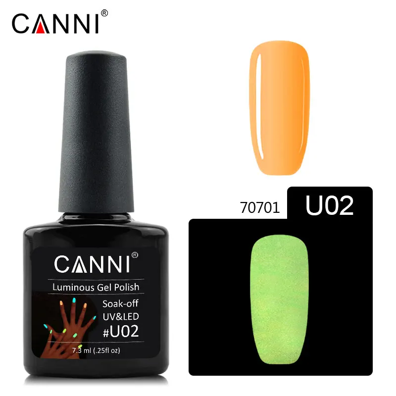 Free shipping CANNI New glowing Gel Varnish Nail Art Gel Lacquer