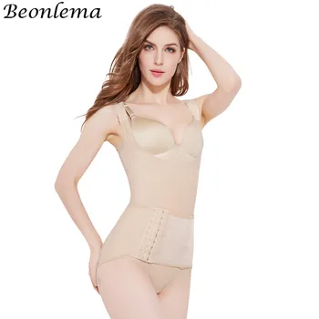 

Beonlema Bodysuit Modeling Strap Slimming Body Shaper Women Plus Size Shapewear Posture Corrective Bodyshaper