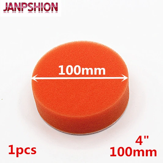 

JANPSHION 100mm Gross Polishing Buffing Pad 4" flat sponge Car Polisher Buffer pads Clean waxing Auto paint maintenance care
