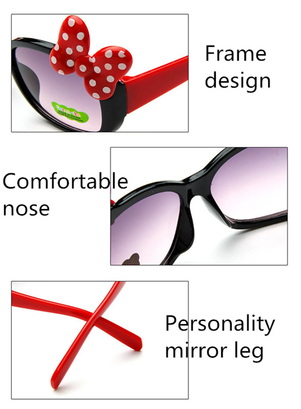 ALIKIAI 2018 retro brand design lovely fashion butterfly bow tie Sunglasses girls go out to play 8 colors UV400 (11)