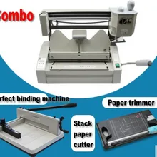 Идеальный переплет книг+ стековый резак для бумаги+ триммер для бумаги комбо 3 в 1