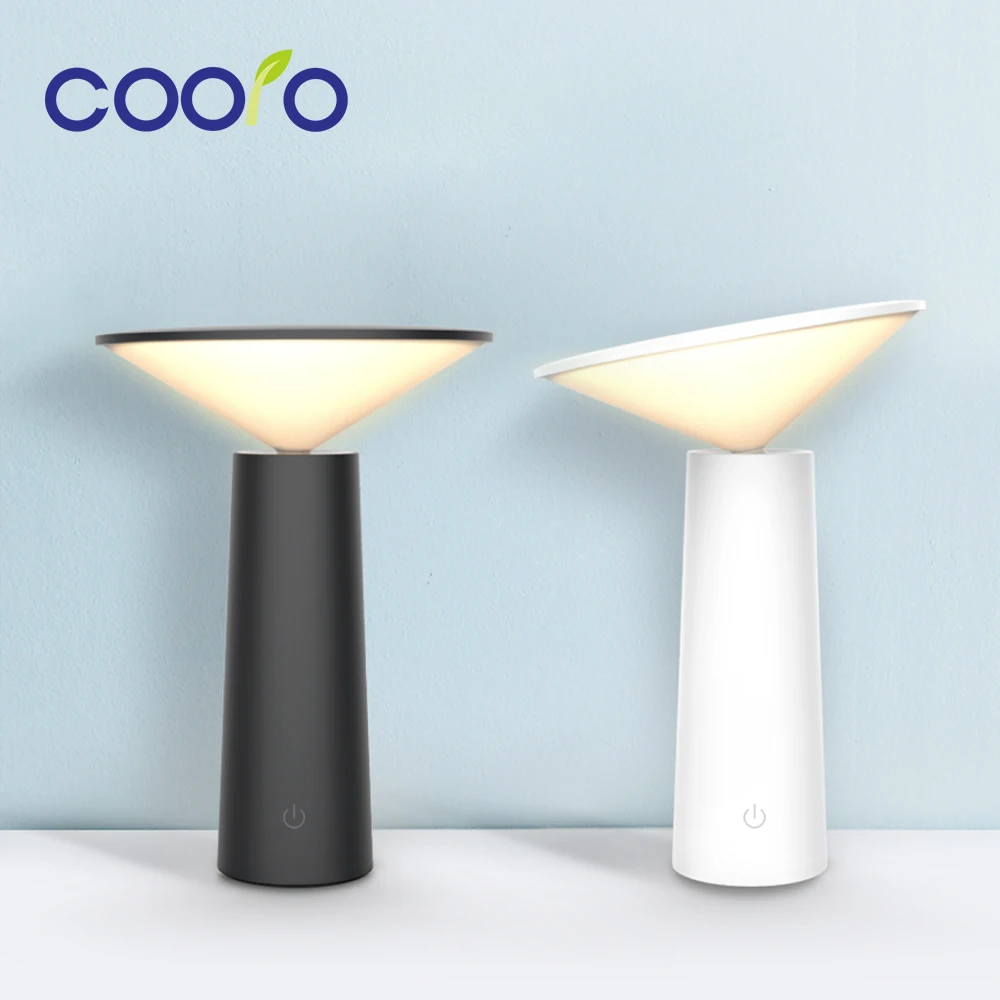 

USB Desk Lamp Eye Protect LED Table Lamp Stepless Dimmable Flip Back Forth Touch Sensor Control Bedroom Reading Light Lamp