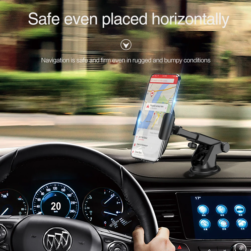  ROCK Infrarot Automatische 10W Qi Schnelle Drahtlose Auto Telefon Ladegerät Für iphone X 8 XR Huawe