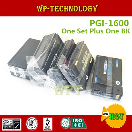 Один комплект с картриджем чернилами для Canon PGI 1600 xl PGI1600xl подходит MAXIFY MB2060 MB2360 и т.