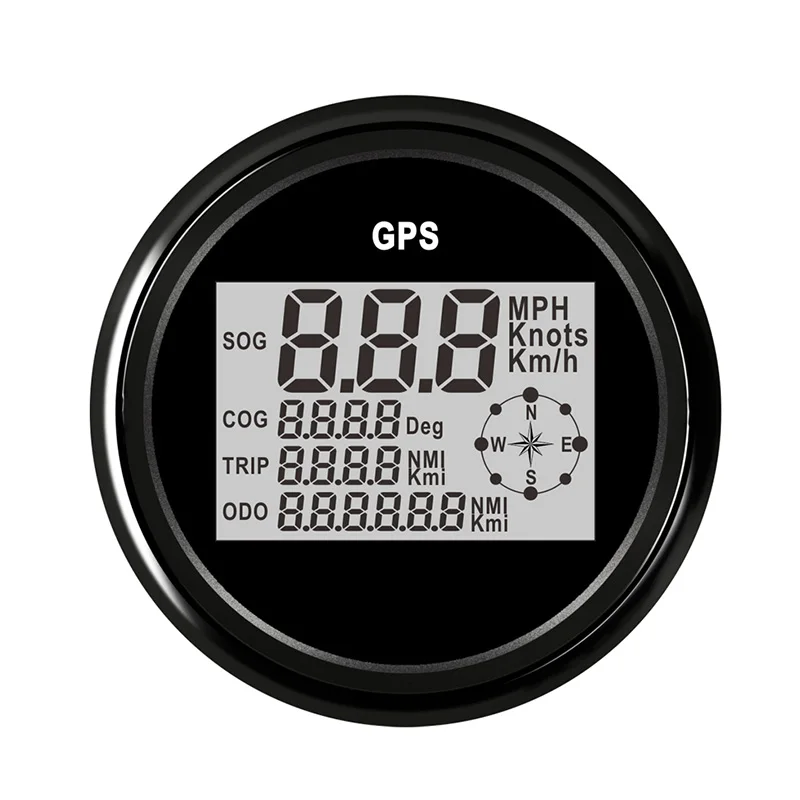 Автомобильный одометр 85 мм цифровой GPS Спидометр счетчик скоростей