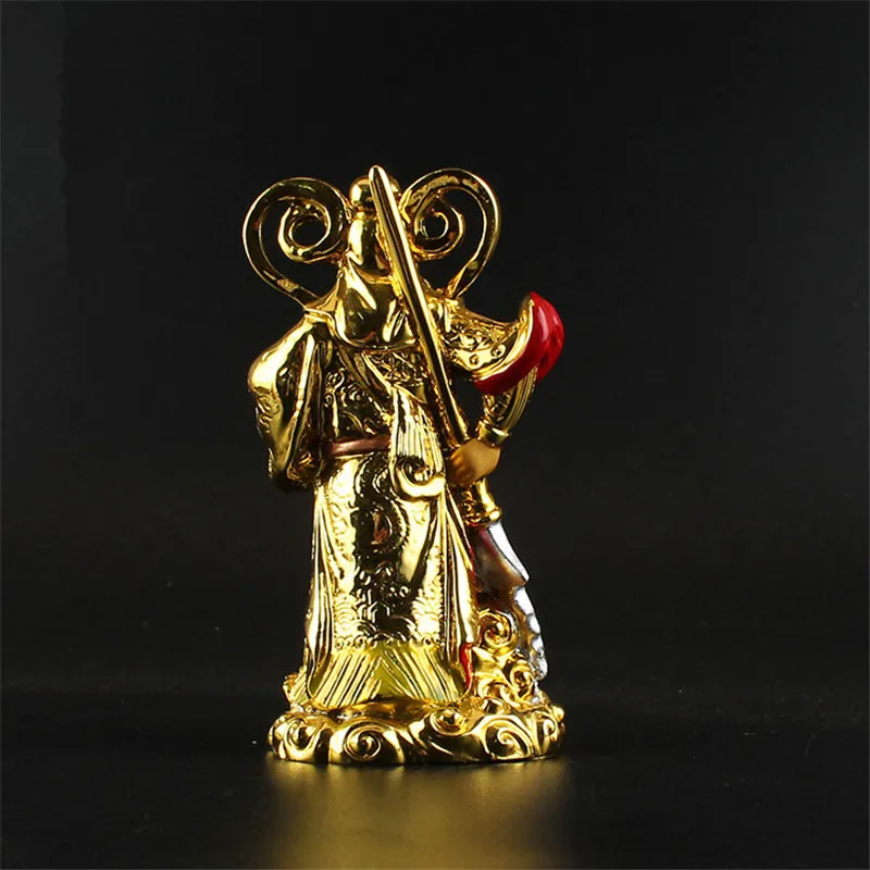 Смоляная позолоченная картина Guan Gong Bodhisattva The Marquis Yu статуи Будды Молящиеся