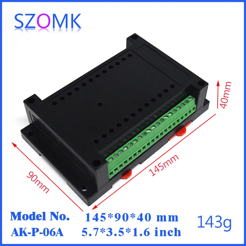 szomk electronics plastic enclosure for pcb junction box din rail enclosure control box szomk outlet boxes instrument enclosure box project box plastic housing (18).jpg