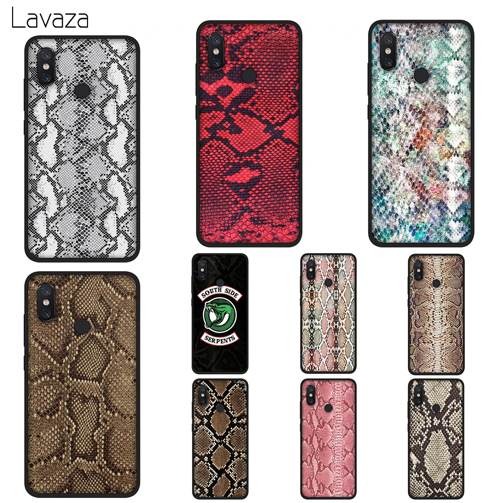 Lavaza Snake skin Soft TPU Case Cover for Xiaomi Mi 6 8 A2 Lite 9 Pro A1 Mix 2s Max 3 F1 Cases |