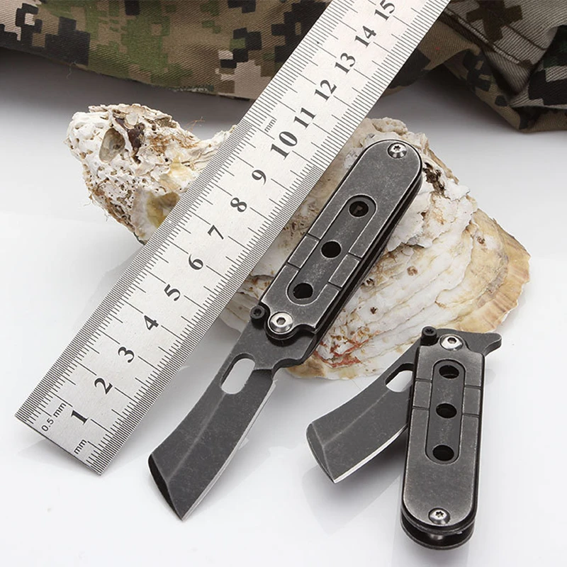 

Karambit Folding Knife Portable Key Ring Camping Mini Peeler Keychain Tactical Rescue Survival Outdoor Tool Hunting Knives