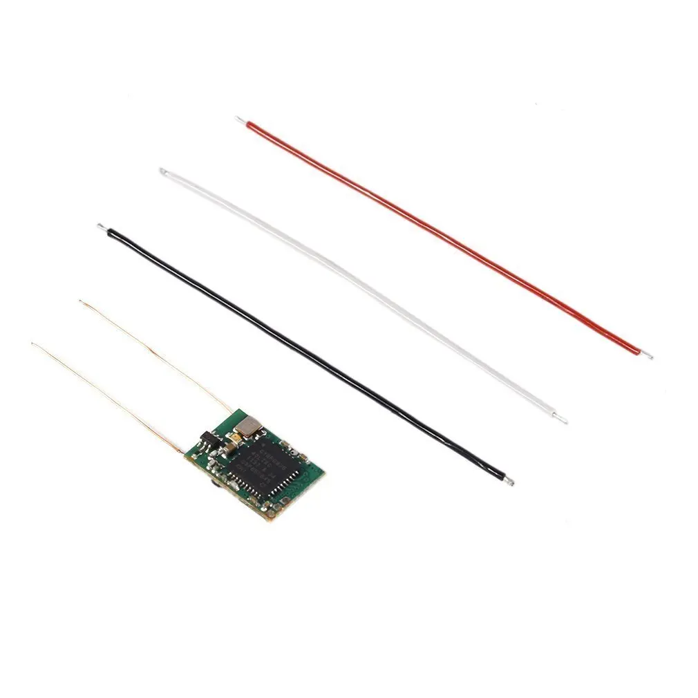 

S801B-P Ultra-Remote DSM2 DSMX Compatible 8CH Portable Mini Receiver Dual Antenna Dual-chip with PPM Dscport 4-9V Input Power