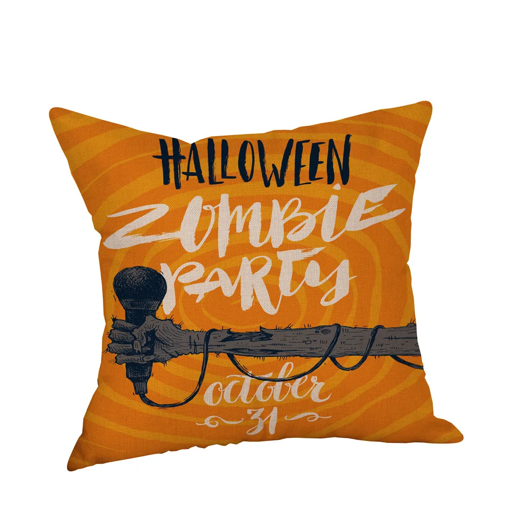 Happy Halloween Наволочки хлопок лен подушки тыквы призраки наволочка для Спальня стул Home наволочка
