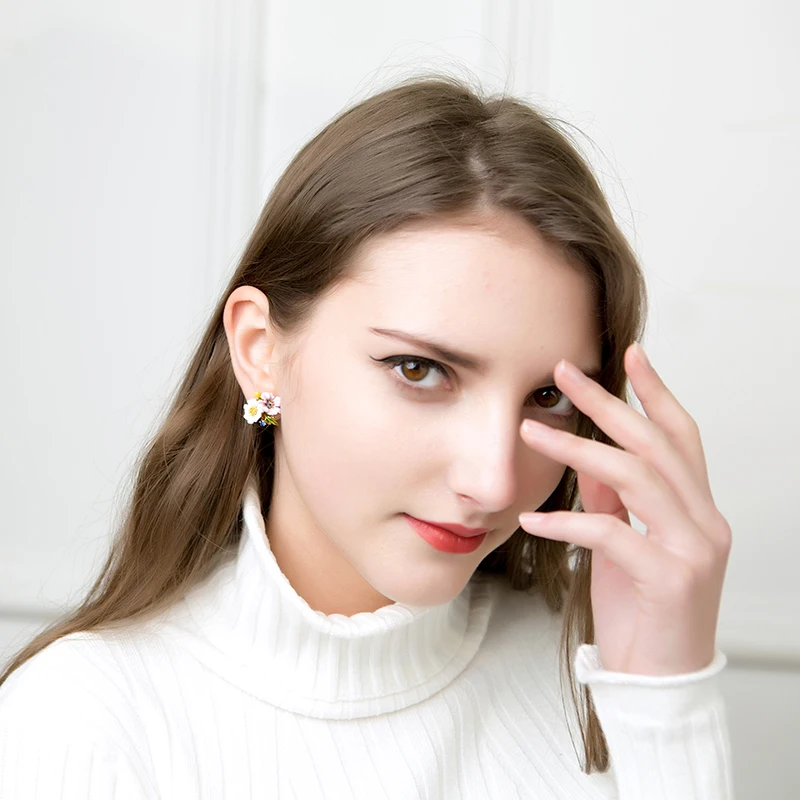 Discount Price Unicorn Blue Gem Luxury Enamel Glaze white HorseOpening Ring Adjustable Women Ring Jewelry Fashion Jewelry