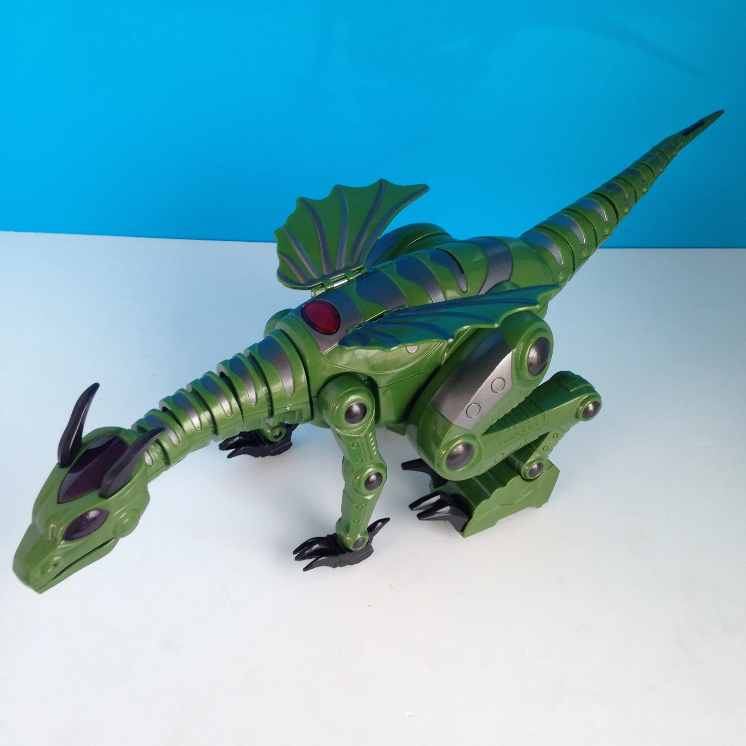 

Super electric dinosaur toys luminous toy model vocalization boy