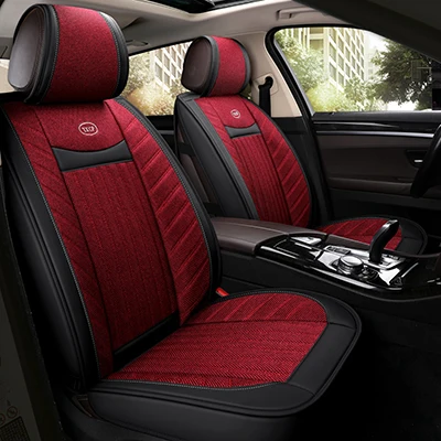XWSN кожаный чехол для сиденья suzuki grand vitara jimny swift аксессуары sx4 baleno ignis чехлы для сидений автомобиля - Название цвета: black red