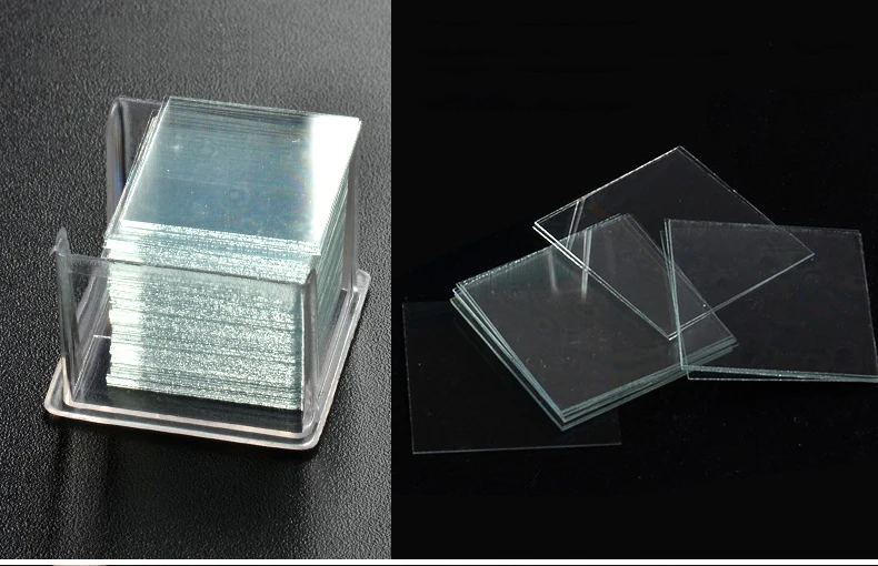 Слайды для биологического микроскопа 50 шт+ 100 шт стеклянные слипы для приготовления образцов слайдов для микроскопа