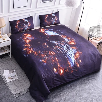 

ZEIMON Comforter 3D Bedding Set Suger Skull Print Duvet Cover Set Bedclothes With Pillowcase Bed Set Home Textiles For Bedroom