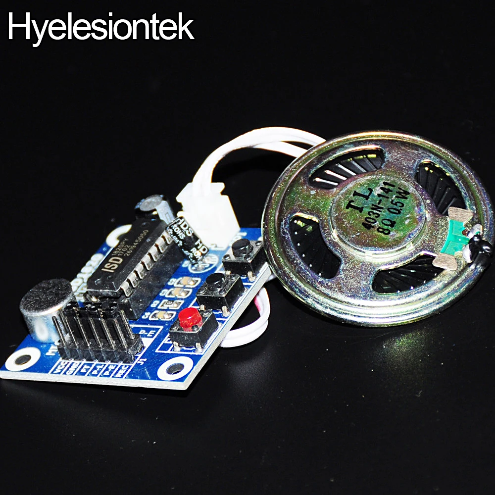 ISD1820 Sound Voice Recording /& Playback Module Arduino PI 0.5W Loudspeaker