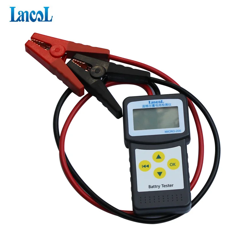 Lancol 12 В автомобильной Батарея тестер MICRO-200 автомобиля Батарея детектор с USB для печати