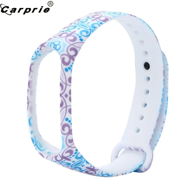 CARPRIE 8color Печать Мягкий силикон Smartwatch замена Браслет ремешок для Xiao Mi Band 4 браслет