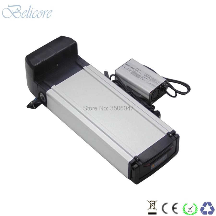 

36 volt 250w 350w ladcykle battery 36v 10ah 10.4ah 11.6ah 12ah 12.8ah 13ah 13.6ah 14ah rear rack style electric bike battery