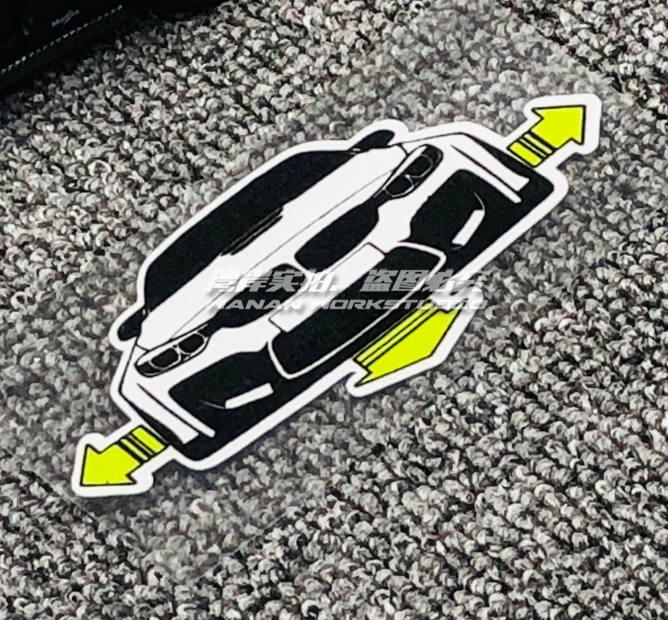 2PCS Car Styling Vinyl Decal Waterproof HF Hellaflush Stance Widebody Motorcycle Bike Helmet Sticker 10x5cm | Автомобили и