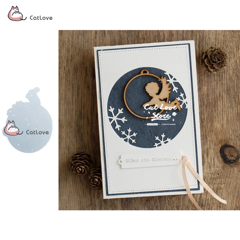 

Baby Angel Circle Metal Cutting Dies Stencils For DIY Scrapbooking Paper Card Decorative Craft Dies Embossing Die Cuts New 2019