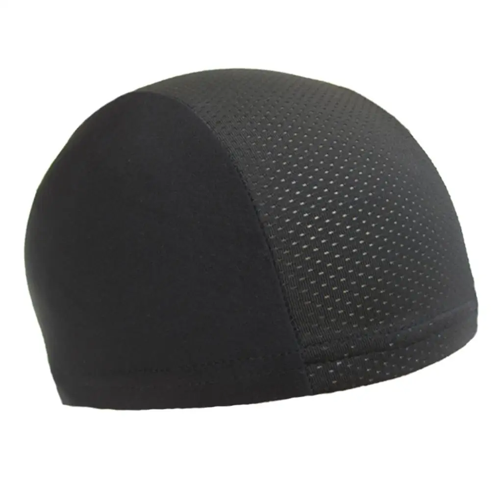 Men Women Quick Dry Sweat Wicking Beanie Cap Stretchy Cycling Skull Skull Cap Bandana Helmet Liner Hat for Cycling Motorcycle
