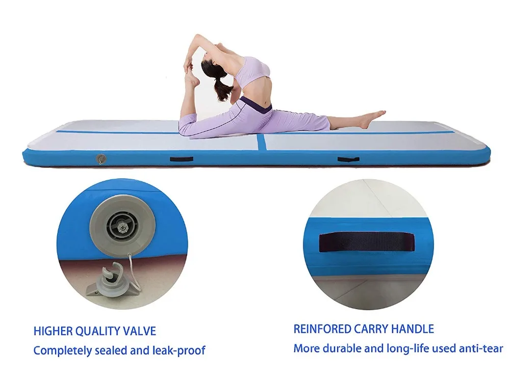 نفخ الحارس الجمباز Airtrack juegos inflables سجادة للتمارين الرياضية الهواء المسار الحصير/التدريب/التشجيع/الشاطئ/بارك/ المياه