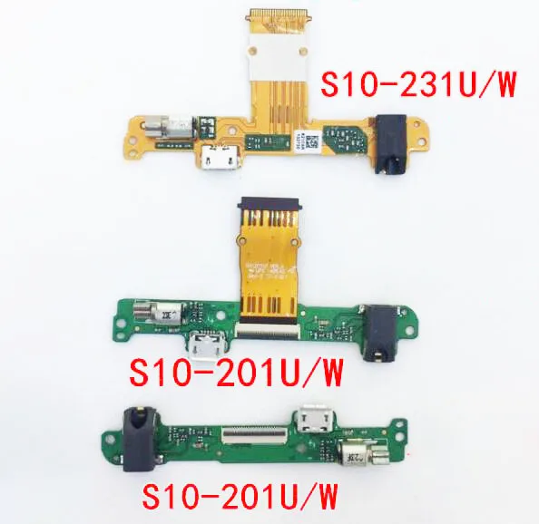 10 шт./лот USB зарядный порт гибкий кабель для Huawei Mediapad Link S10-201 S10-231 док-станция