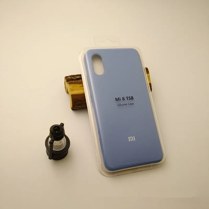 Xiaomi mi 8, шелковистый мягкий на ощупь чехол, задняя крышка из жидкого силикона, защитный чехол для mi 8 с логотипом, защита от падения 6,21 дюймов