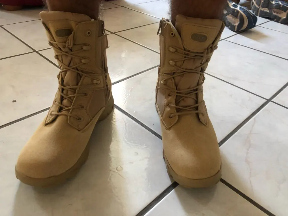 Мужская тактическая одежда-непромокаемые высокие трубки Уличная обувь для мужчин спортивная армейская Рабочая пустыня Боевая альпинистская DELTA нескользящая обувь