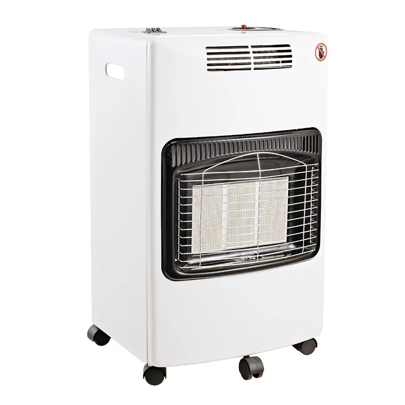 Infrared Electric & Gas Heater for Home Blue Flame Work Simultaneously