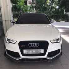 Хорошая применимость! RS5 передний сплиттер бампера- ABT Стиль углеродного волокна передний сплиттер губ для Audi RS5 бампер