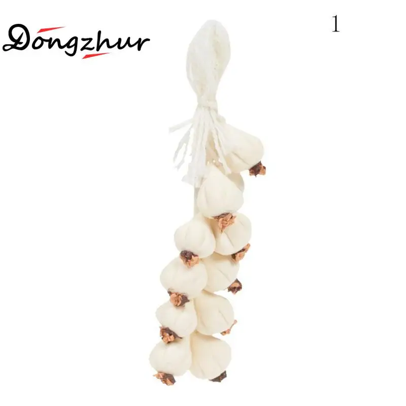 

Dongzhur Miniature Dollhouse Furniture Mini Model Clay Hand Pepper String Garlic String Doll House Miniatures 1:12 Accessories