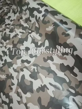 

Desert Camo Vinyl Adhesive Camouflage Film For Auto Decors low tack glue