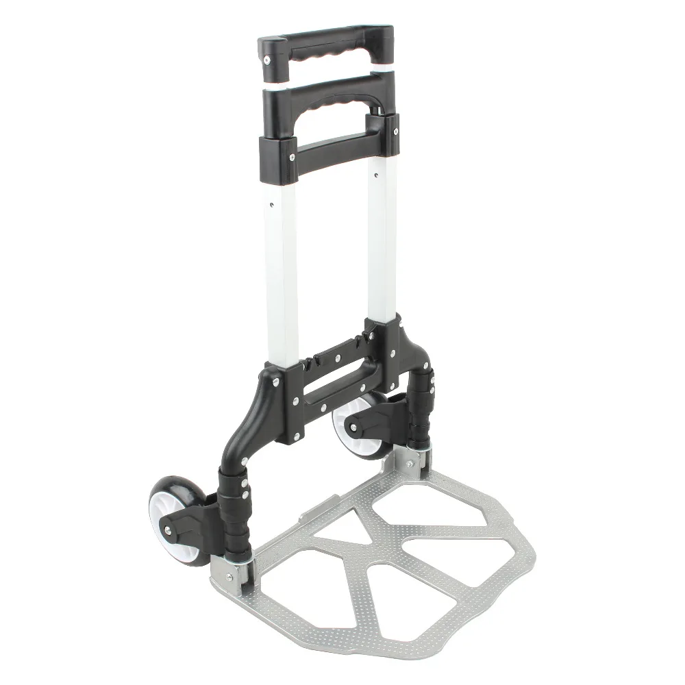 RYYAIYL Heavy Duty Aluminium 75kg Folding Foldable Hand Sack Truck Barrow Cart Trolley Industrial Warehouse RYYAIYL Heavy Duty Aluminium 75kg Folding Foldable Hand Sack Truck Barrow Cart Trolley Industrial Warehouse